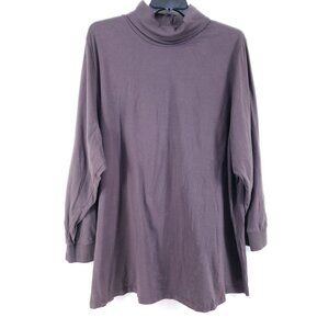 Women Within Brown Turtleneck Long Sleeve Plus Womens Size 5X (38-40) Top
